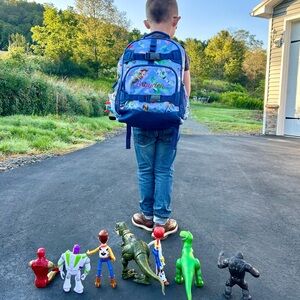 Pottery Barn Blue Toy Story Backpack